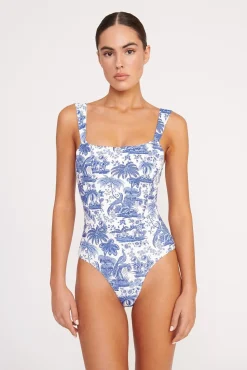 ADELAIDE ONE PIECE BLUE TOILE