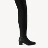 AIMEE BOOT  BLACK VEGAN LEATHER