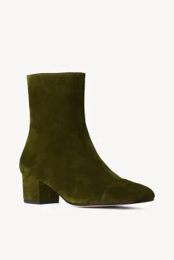 AIMEE SHORT BOOT OLIVE SUEDE