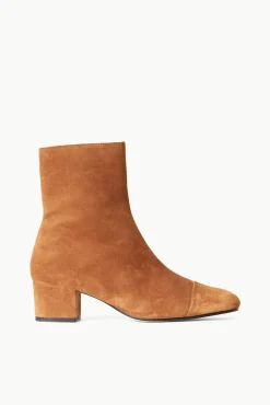 AIMEE SHORT BOOT TAN SUEDE