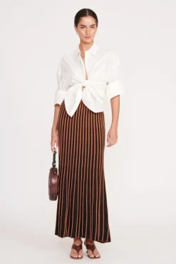 ALEIDA SKIRT TAN BLACK
