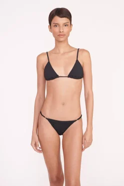ALEXIS TRIANGLE TOP BLACK