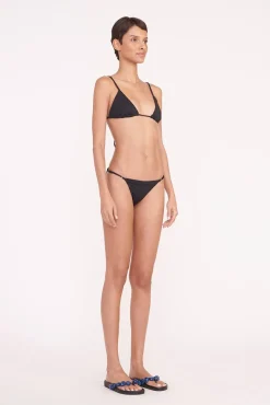 ALEXIS TRIANGLE TOP BLACK