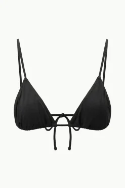 ALEXIS TRIANGLE TOP BLACK