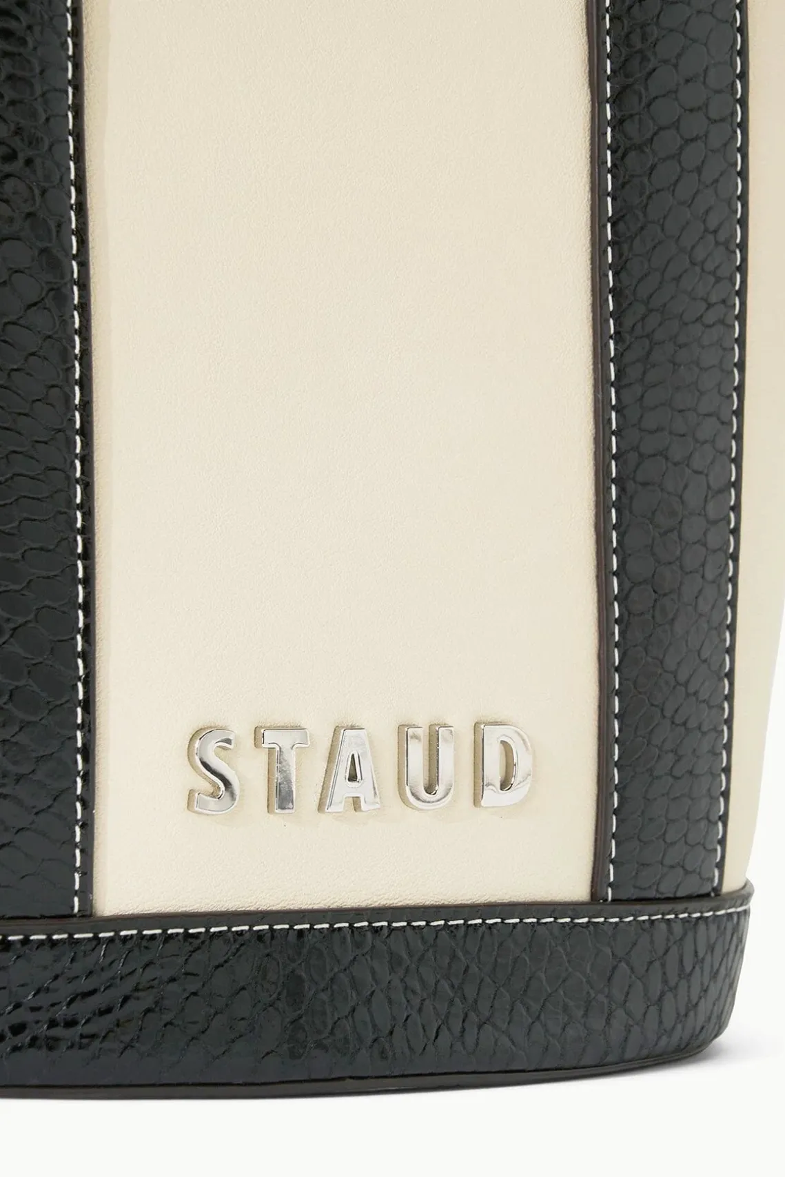 ALLORA MICRO TOTE CREAM BLACK