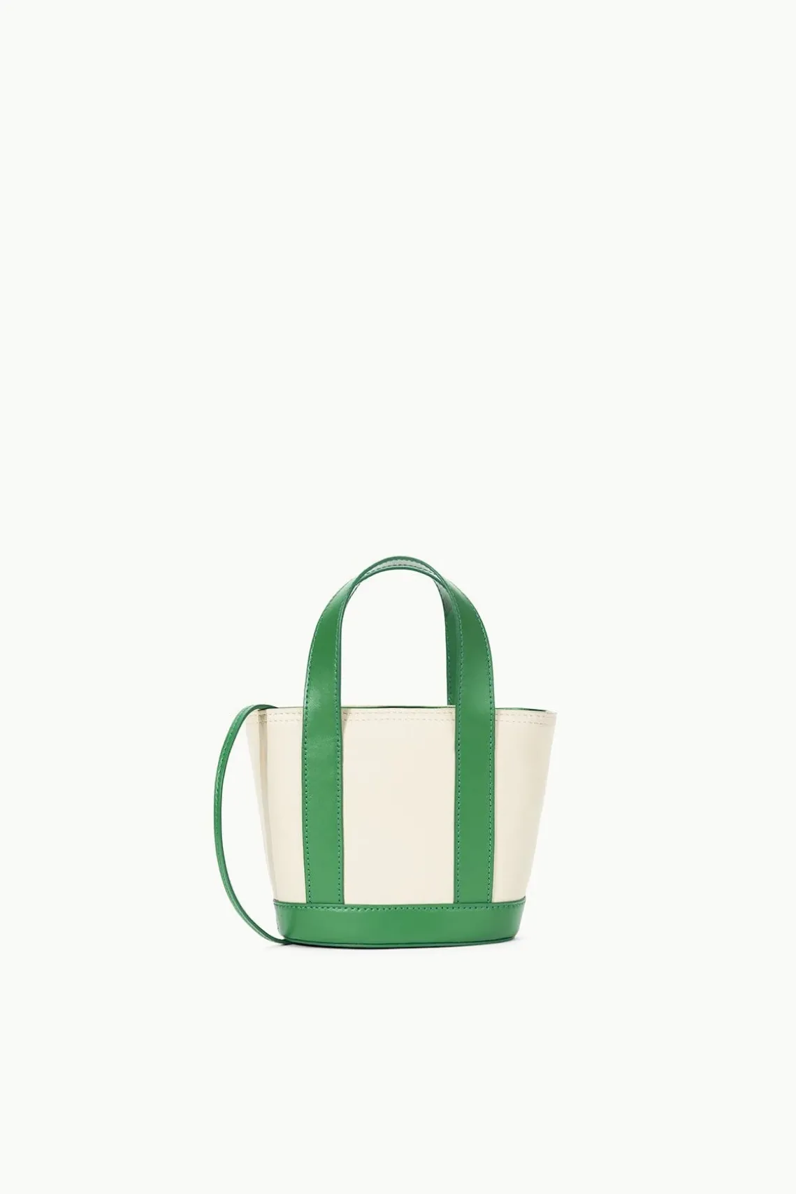 ALLORA MICRO TOTE CREAM LEAF