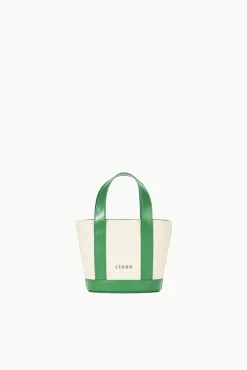ALLORA MICRO TOTE CREAM LEAF