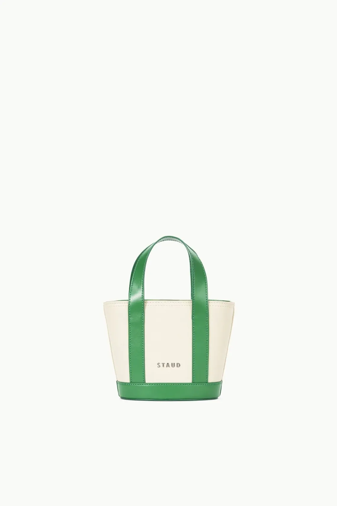 ALLORA MICRO TOTE CREAM LEAF