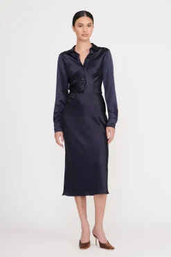 ANGELA SKIRT NAVY
