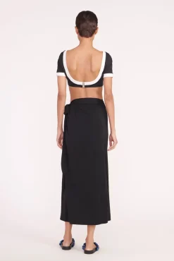 ANGELICA COVERUP SKIRT BLACK