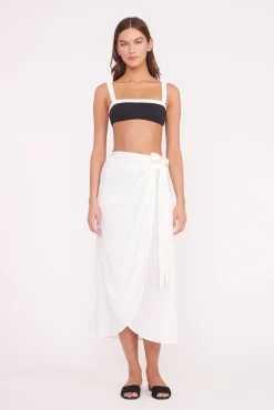 ANGELICA COVERUP SKIRT WHITE