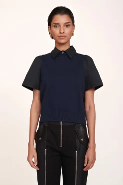 ARYA TOP NAVY BLACK