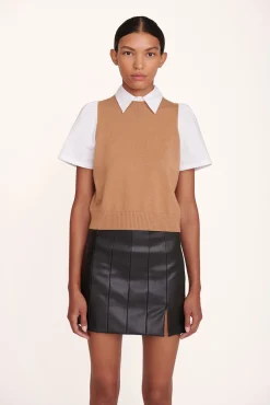 ARYA TOP TAN WHITE