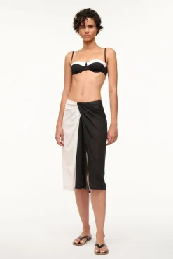AZALEA COVERUP SKIRT WHITE BLACK