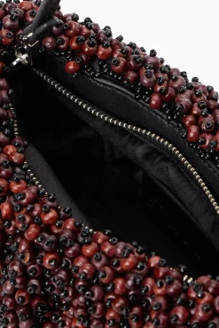 BEADED BEAN BAG MAHOGANY BLACK