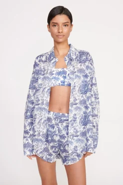 BOYANA SHORT BLUE TOILE