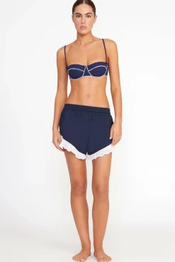 BOYANA SHORT NAVY WHITE