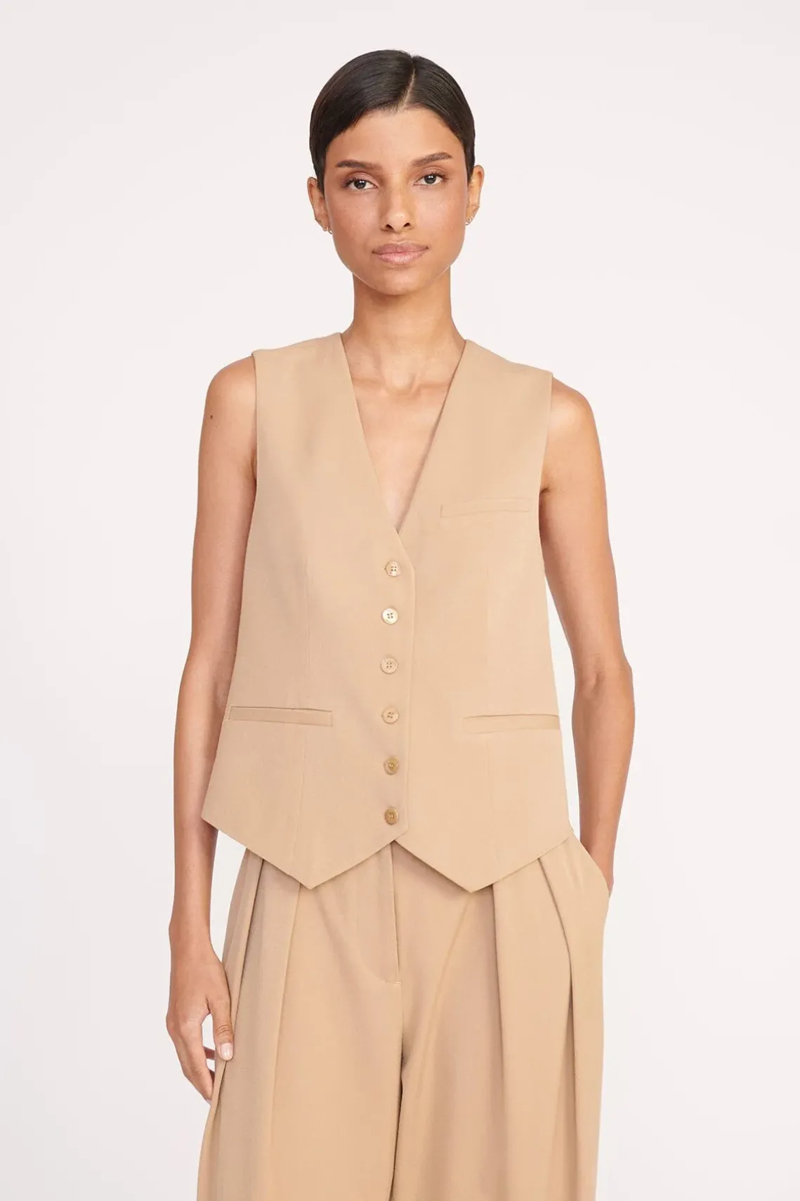 BRETT VEST CAMEL