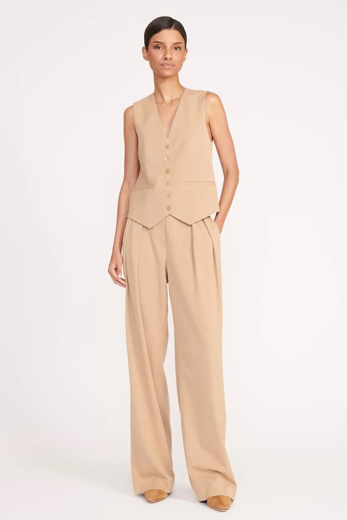 BRETT VEST CAMEL