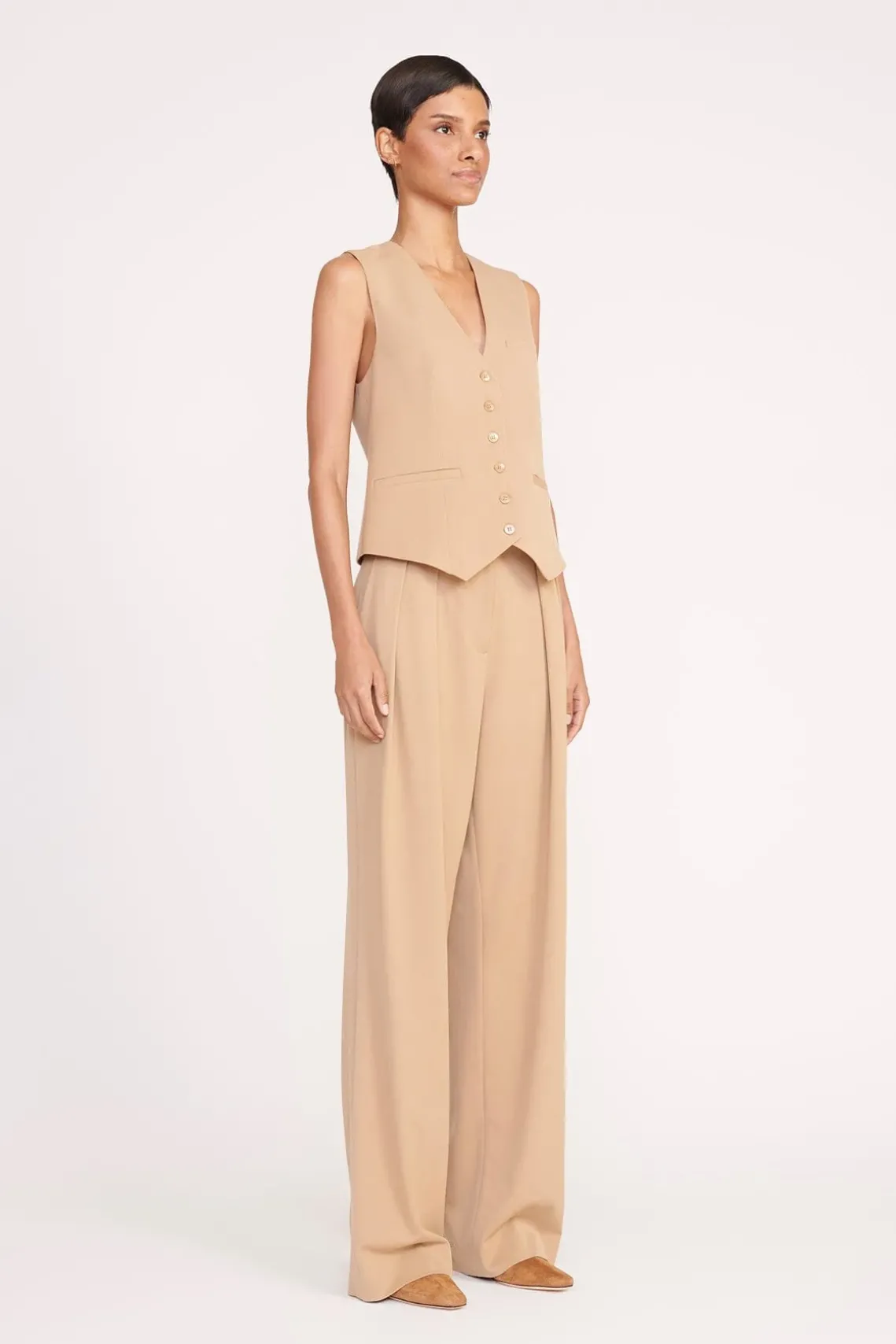 BRETT VEST CAMEL