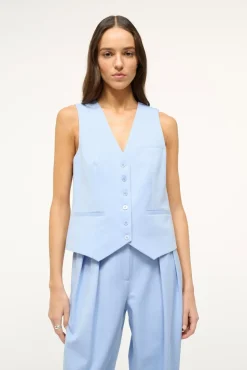 BRETT VEST  PERIWINKLE