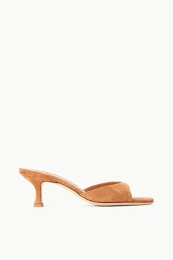 BRIGITTE MULE TAN SUEDE