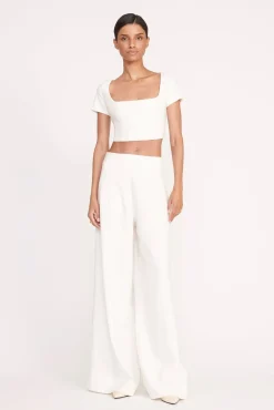 CALEB PANT IVORY