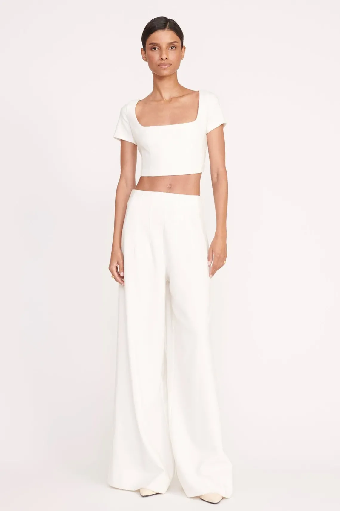CALEB PANT IVORY