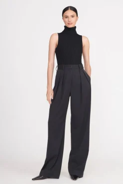 CALLUM TOP  BLACK