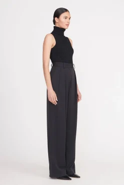 CALLUM TOP  BLACK