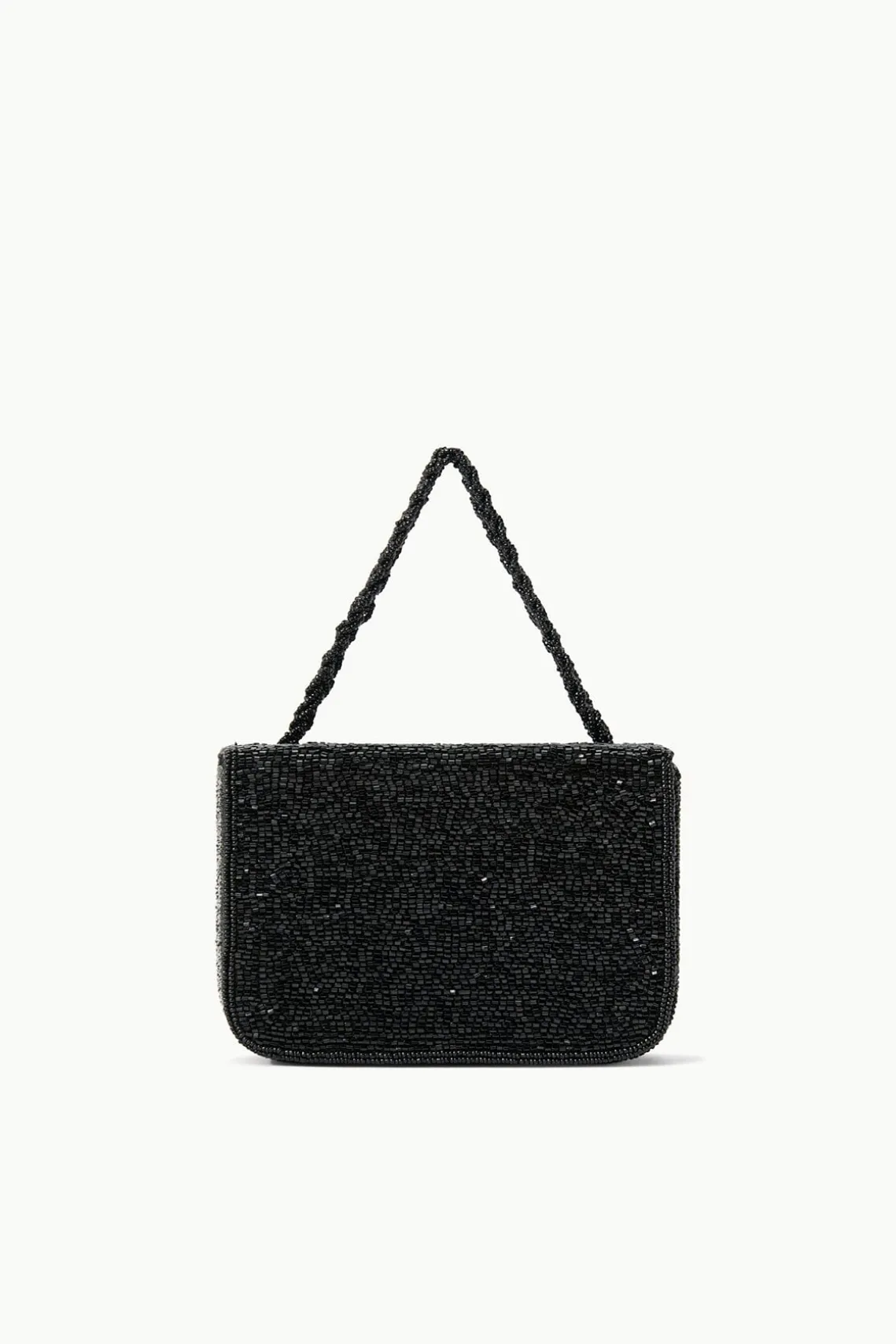 CARMEN BEADED BOX BAG BLACK
