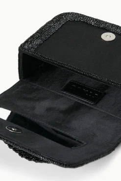 CARMEN BEADED BOX BAG BLACK