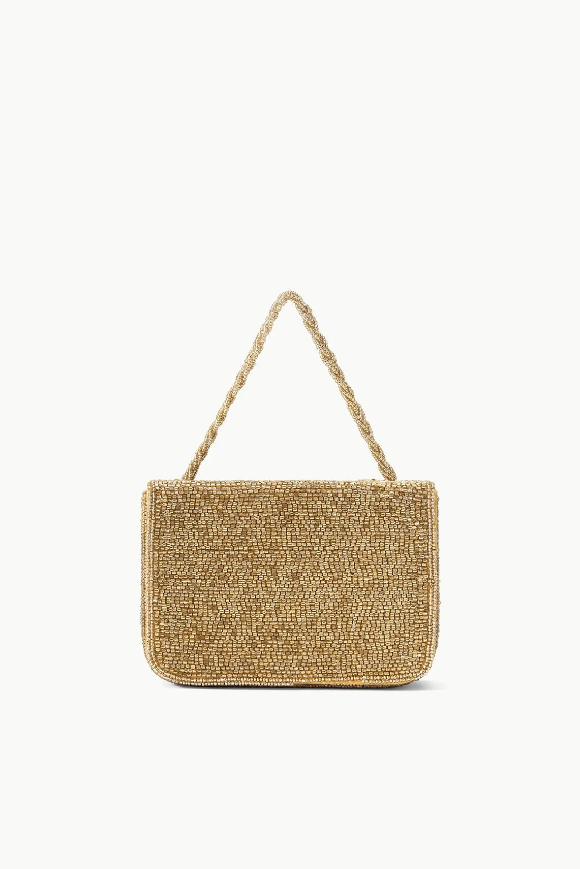 CARMEN BEADED BOX BAG GOLD