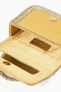 CARMEN BEADED BOX BAG GOLD