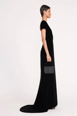 CARMEN BEADED BOX BAG GOLD