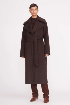 CARVER COAT DARK CHOCOLATE