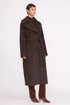 CARVER COAT DARK CHOCOLATE