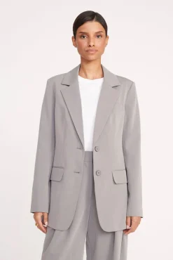 CITY BLAZER HEATHER GREY