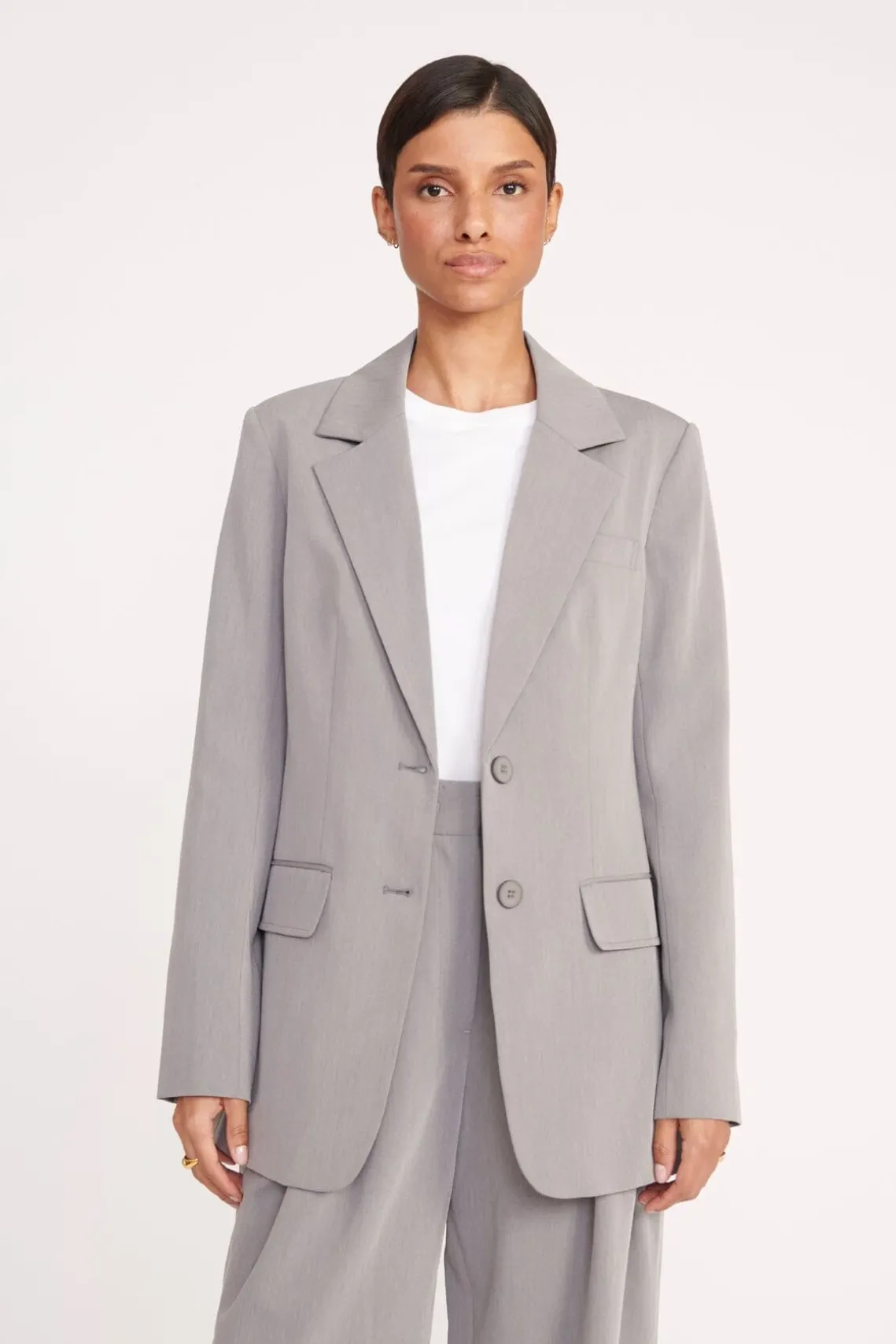 CITY BLAZER HEATHER GREY