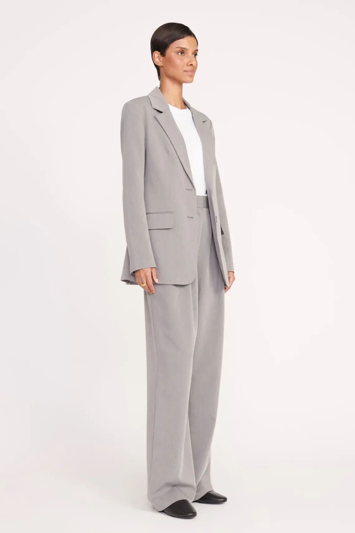 CITY BLAZER HEATHER GREY