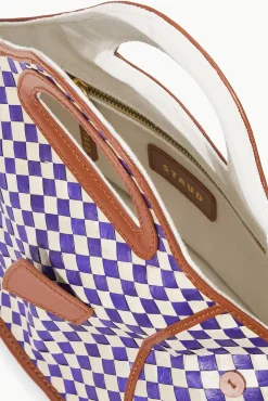 CLEO FISH BASKET BAG COCONUT CHECK