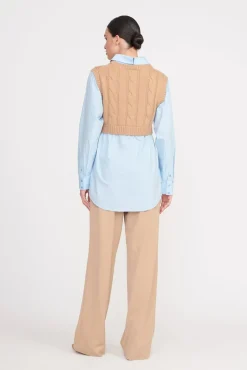 COOPER TOP CAMEL FRENCH BLUE