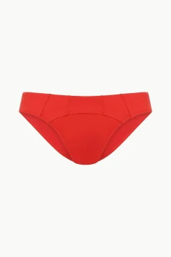 CORSAGE BIKINI BOTTOM RED ROSE