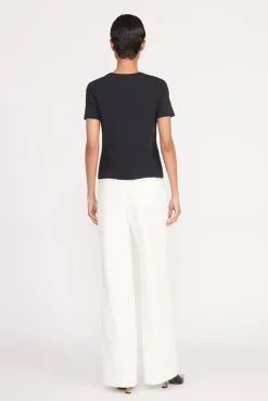 CREW NECK T SHIRT BLACK