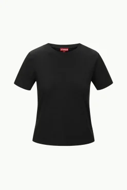 CREW NECK T SHIRT BLACK
