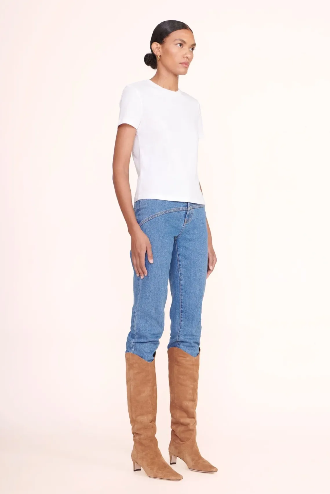 CREW NECK T SHIRT WHITE