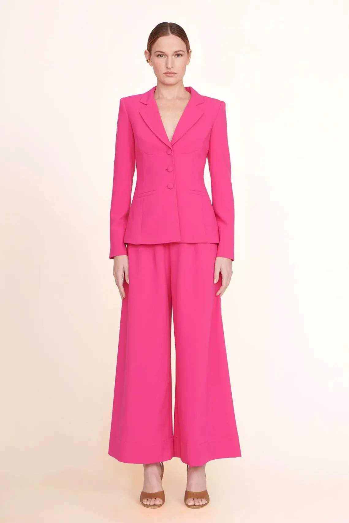 CROPPED CALEB PANT MAGENTA