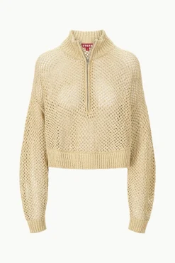 CROPPED HAMPTON SWEATER NATURAL