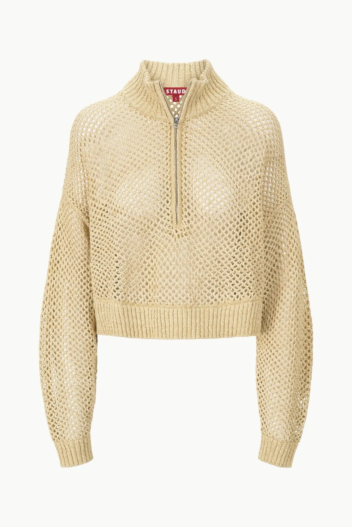 CROPPED HAMPTON SWEATER NATURAL