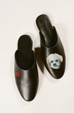 CUSTOM ABBY SLIPPER BLACK